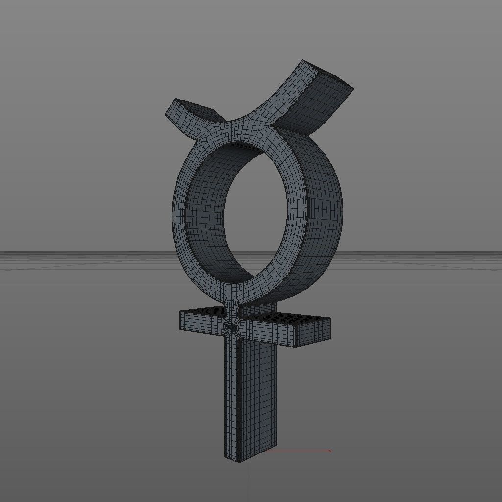 Alchemy Symbol 3D model_3