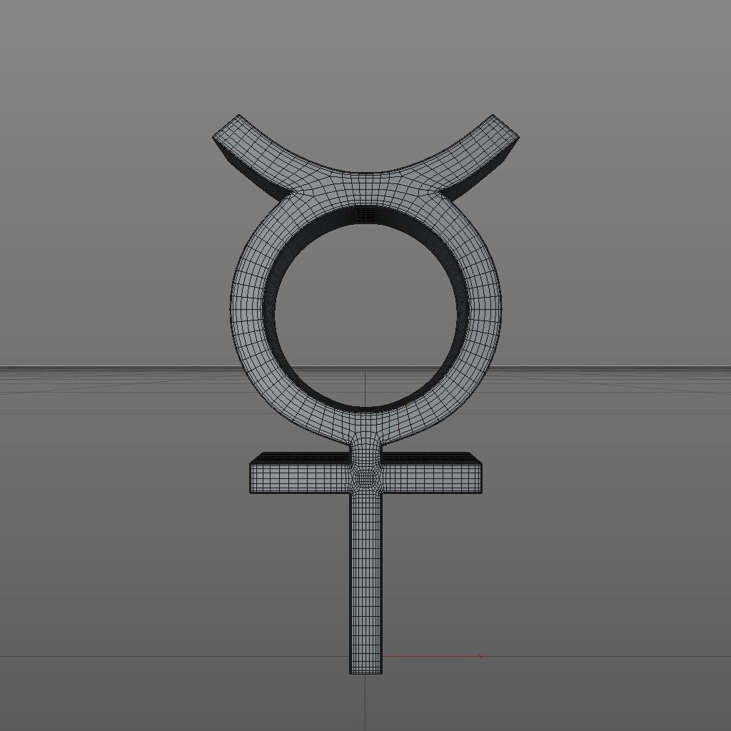 Alchemy Symbol 3D model_4