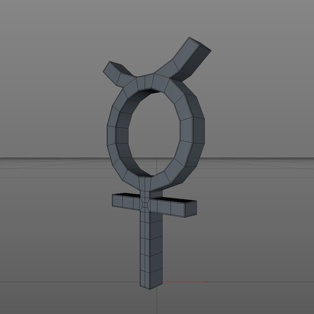 Alchemy Symbol 3D model_7