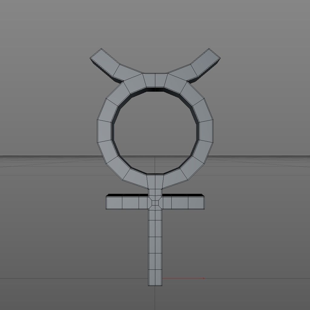 Alchemy Symbol 3D model_6
