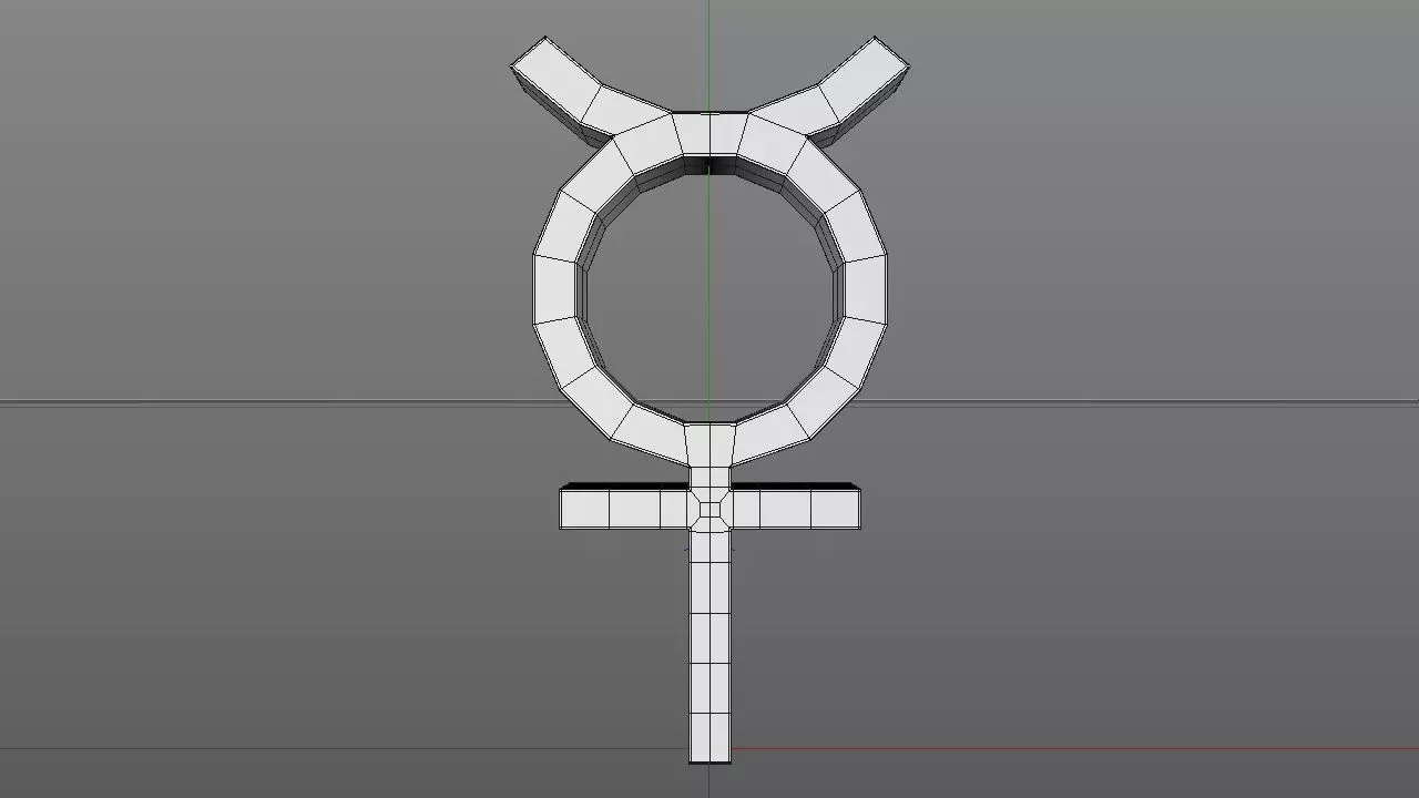 Alchemy Symbol 3D model_0