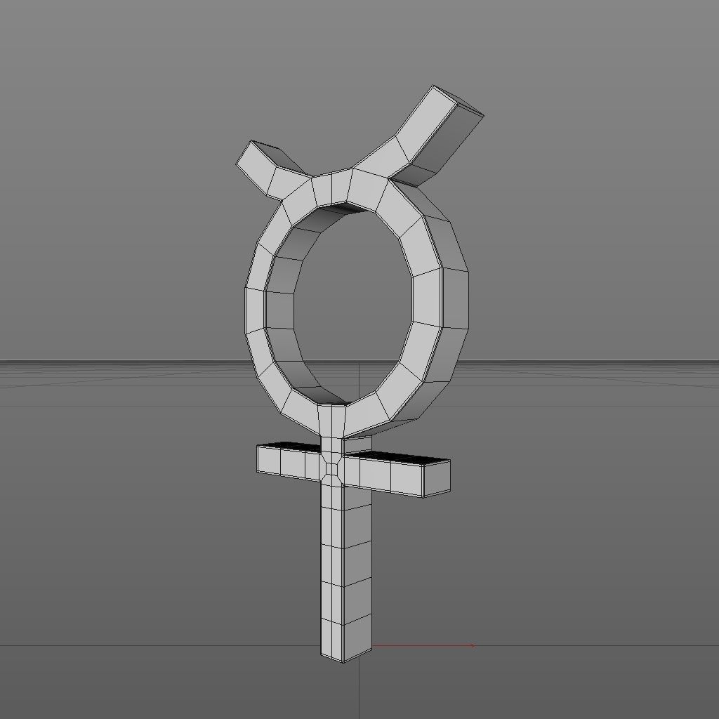 Alchemy Symbol 3D model_2