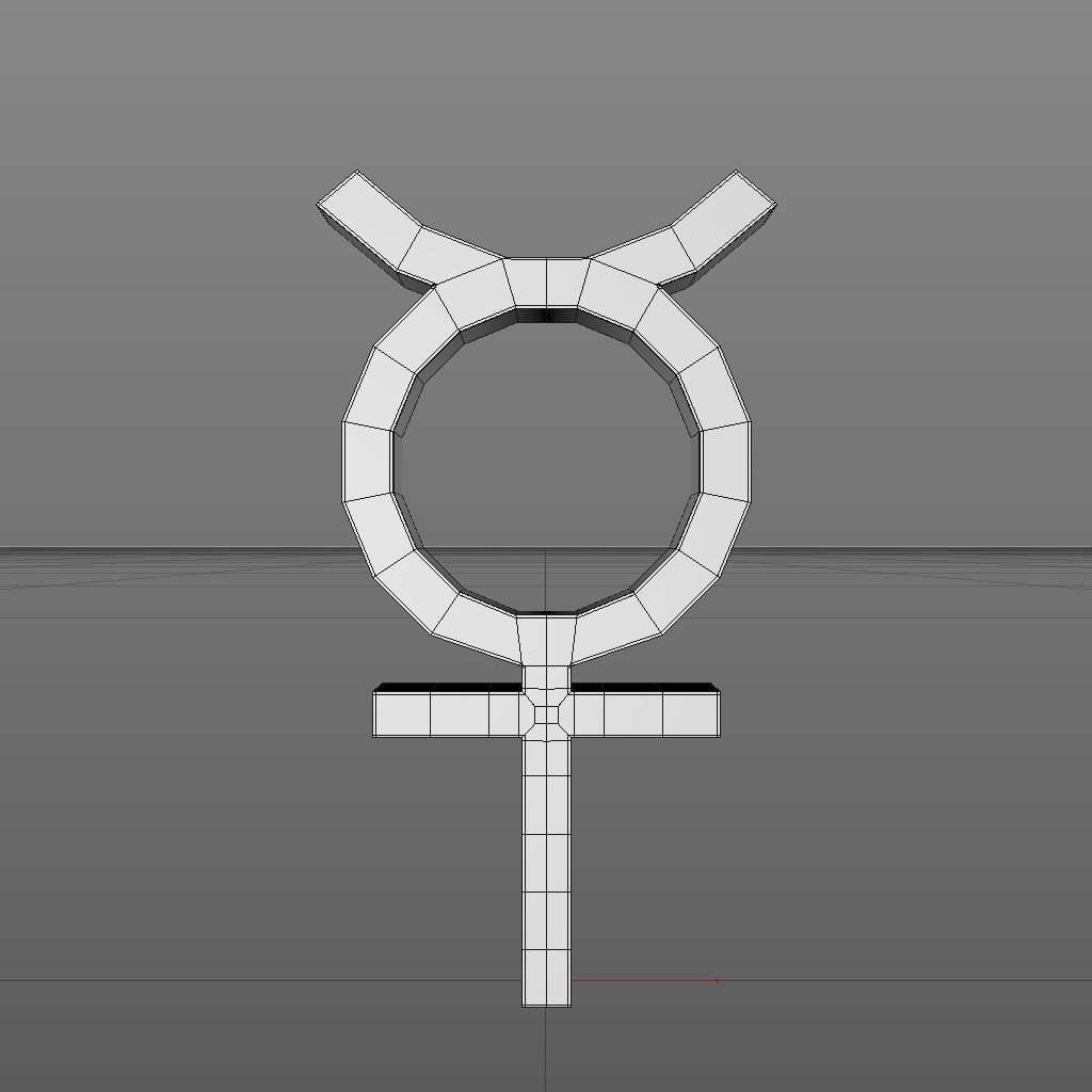 Alchemy Symbol 3D model_1