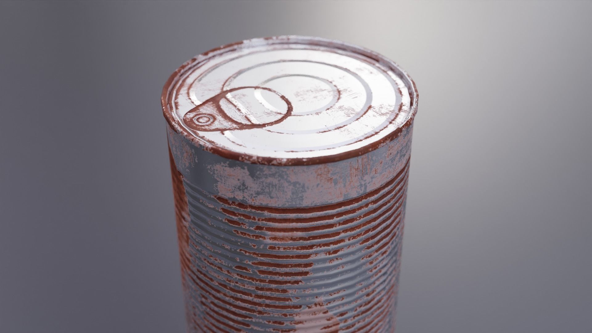 Tin Cans Low-poly 3D model_3