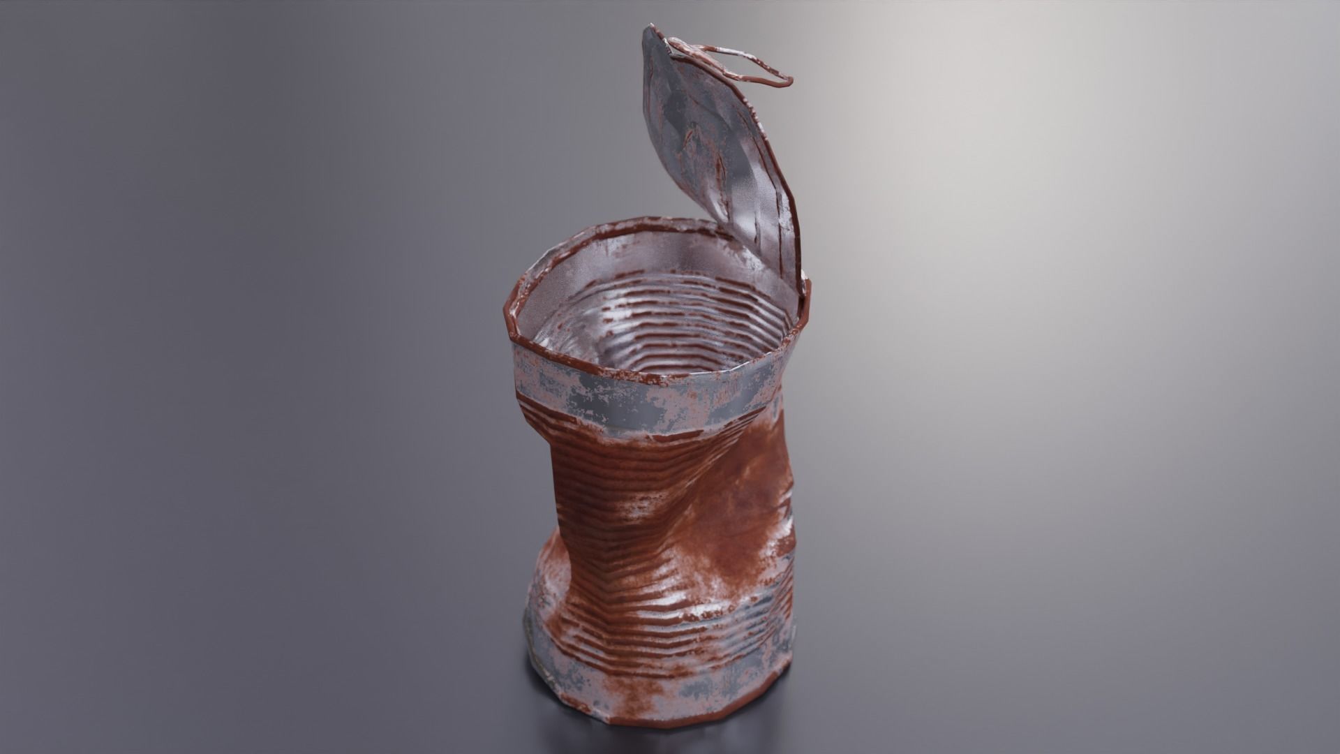 Tin Cans Low-poly 3D model_10