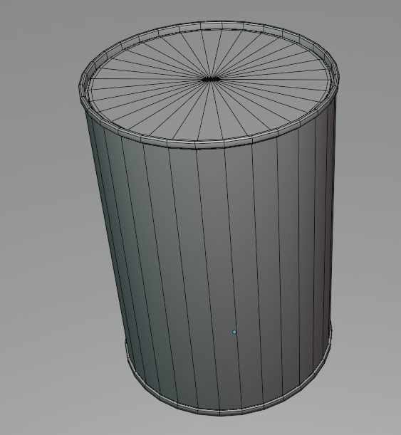 Tin Cans Low-poly 3D model_16