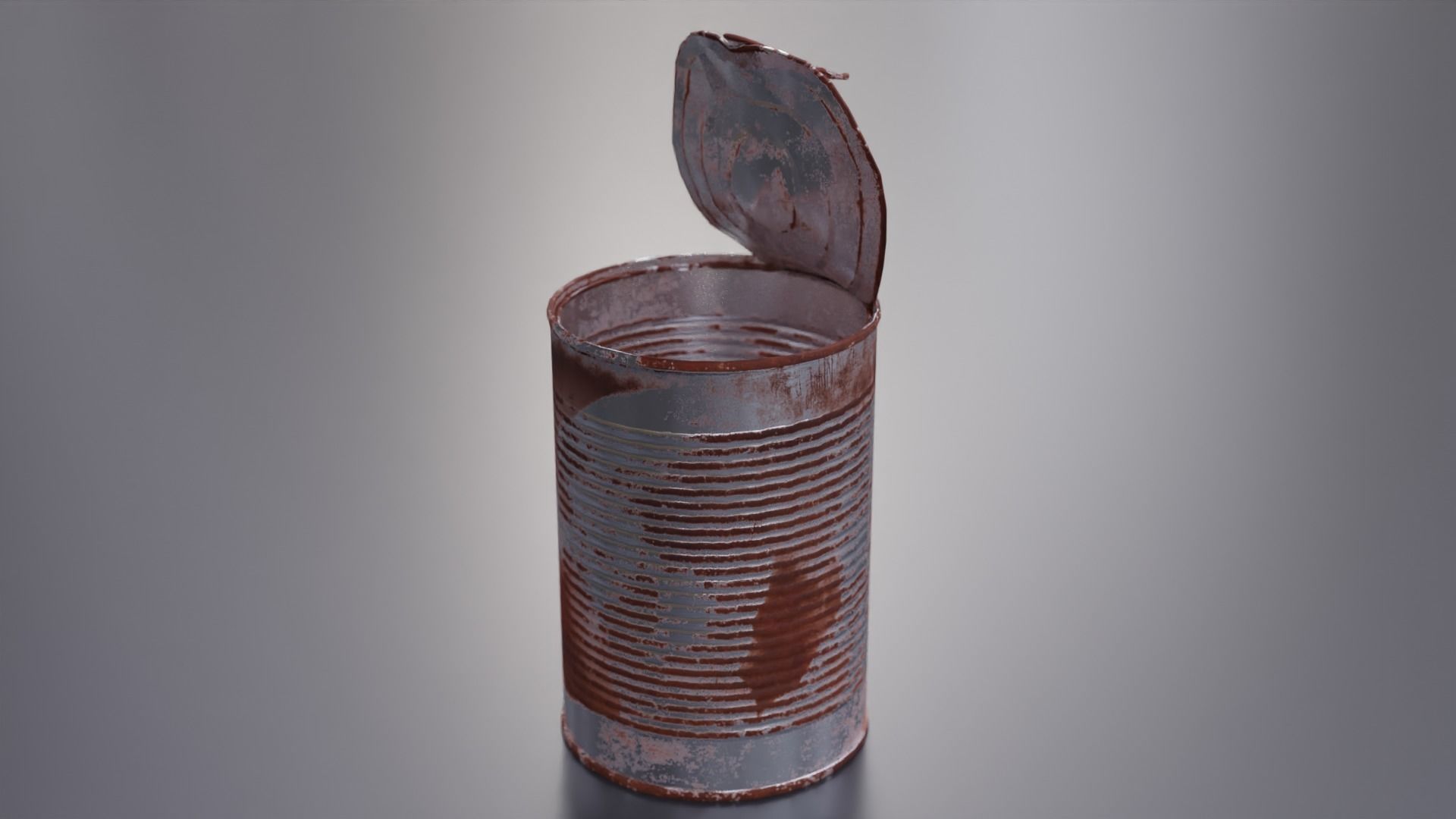 Tin Cans Low-poly 3D model_5