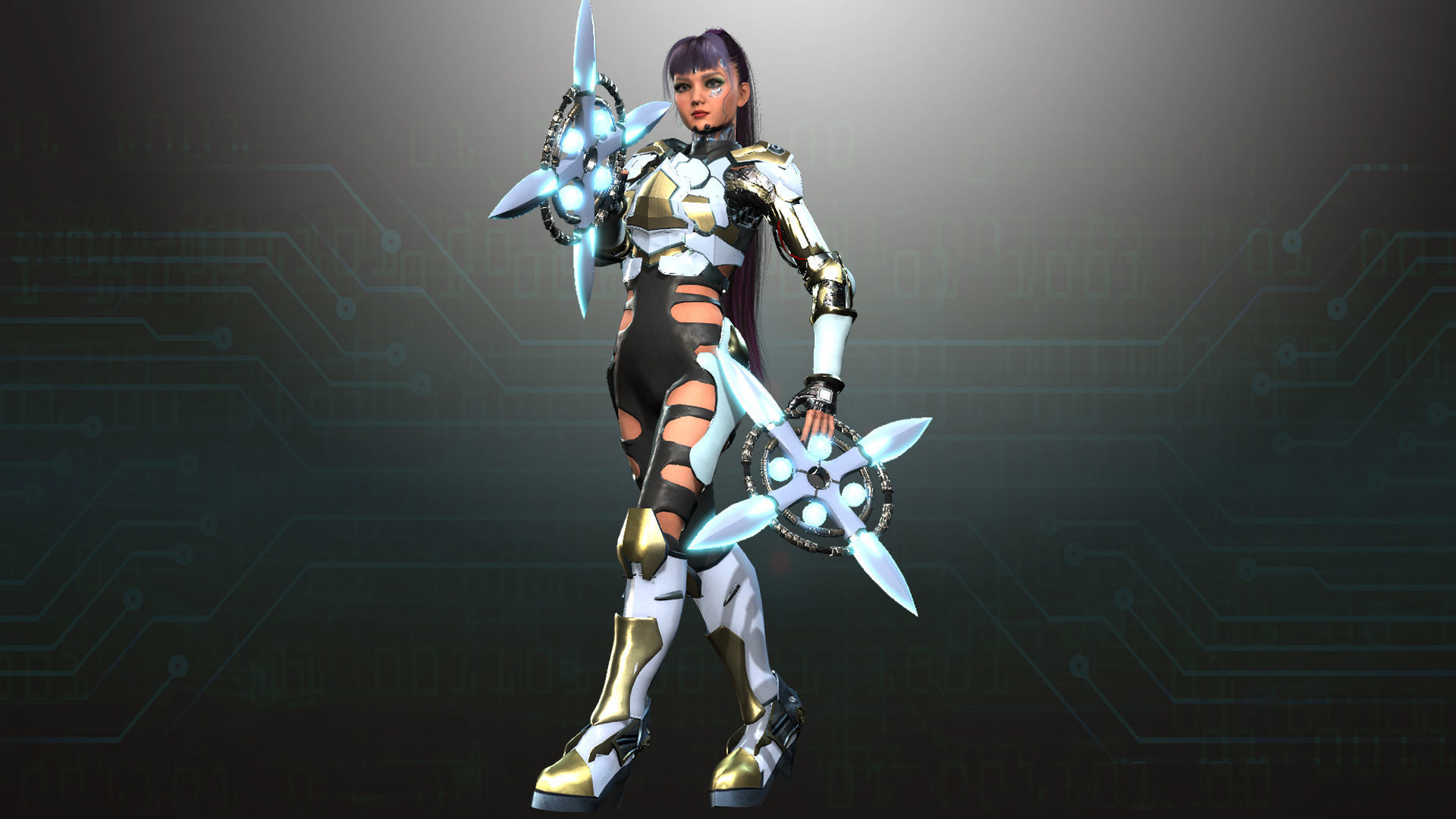 Cyborg War Zone - Eva02 Low-poly 3D model_3