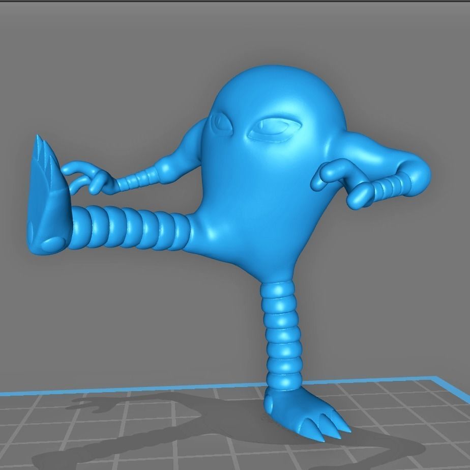 Hitmonlee Kicking Pokemon Fanart Model 3D print model_13