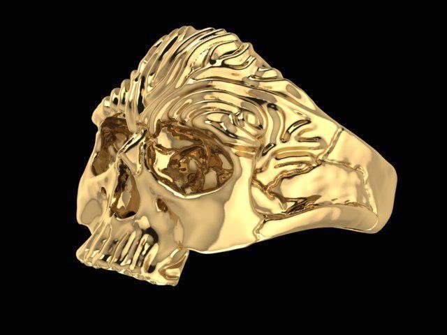 SKULL RING 3D print model_2