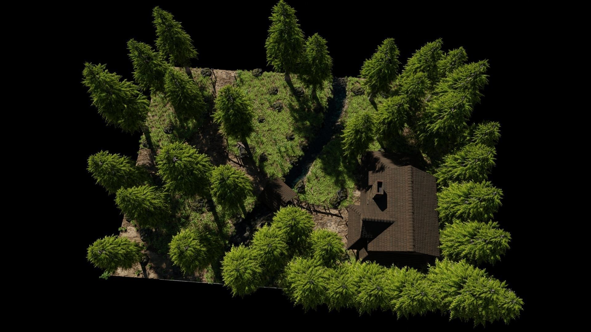 House  Scene 3D model_8