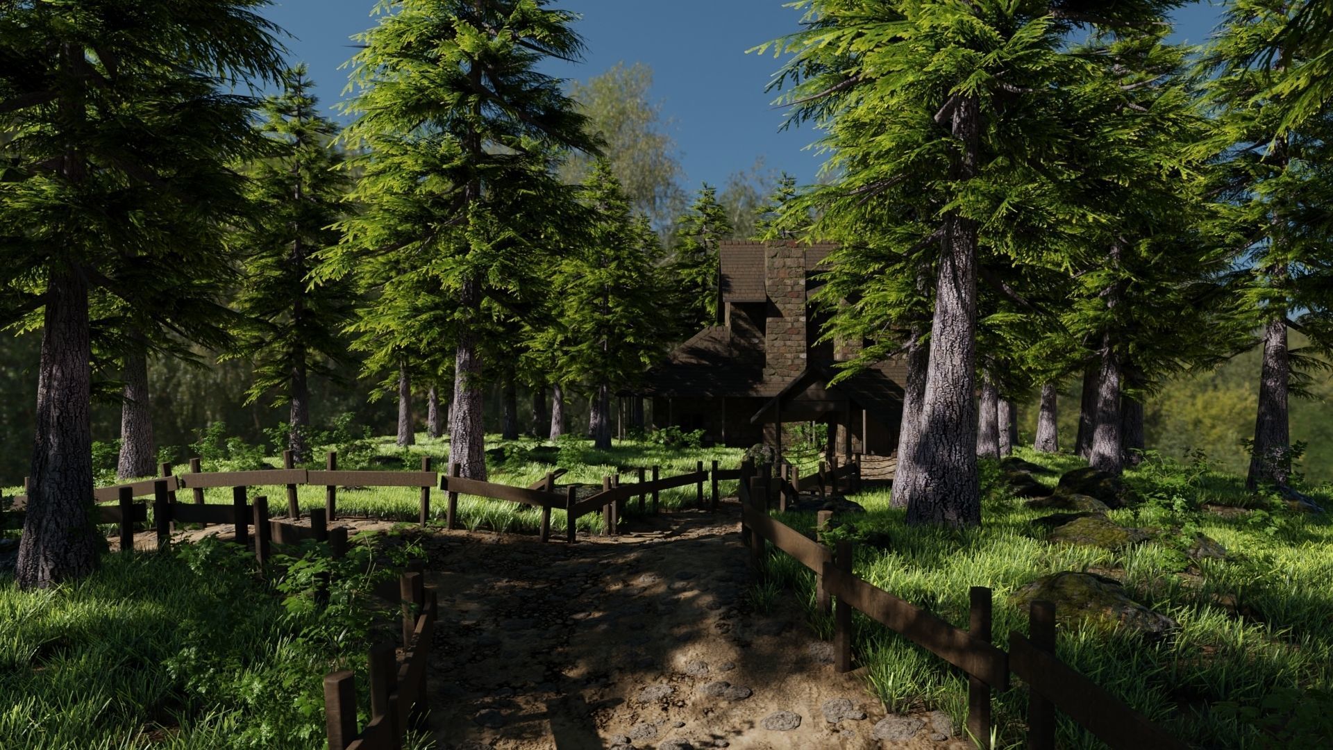 House  Scene 3D model_3