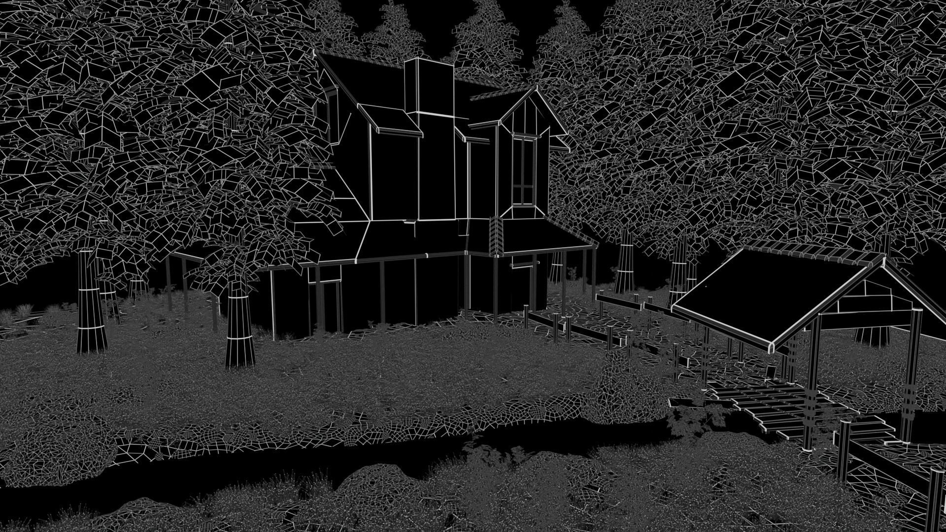 House  Scene 3D model_10