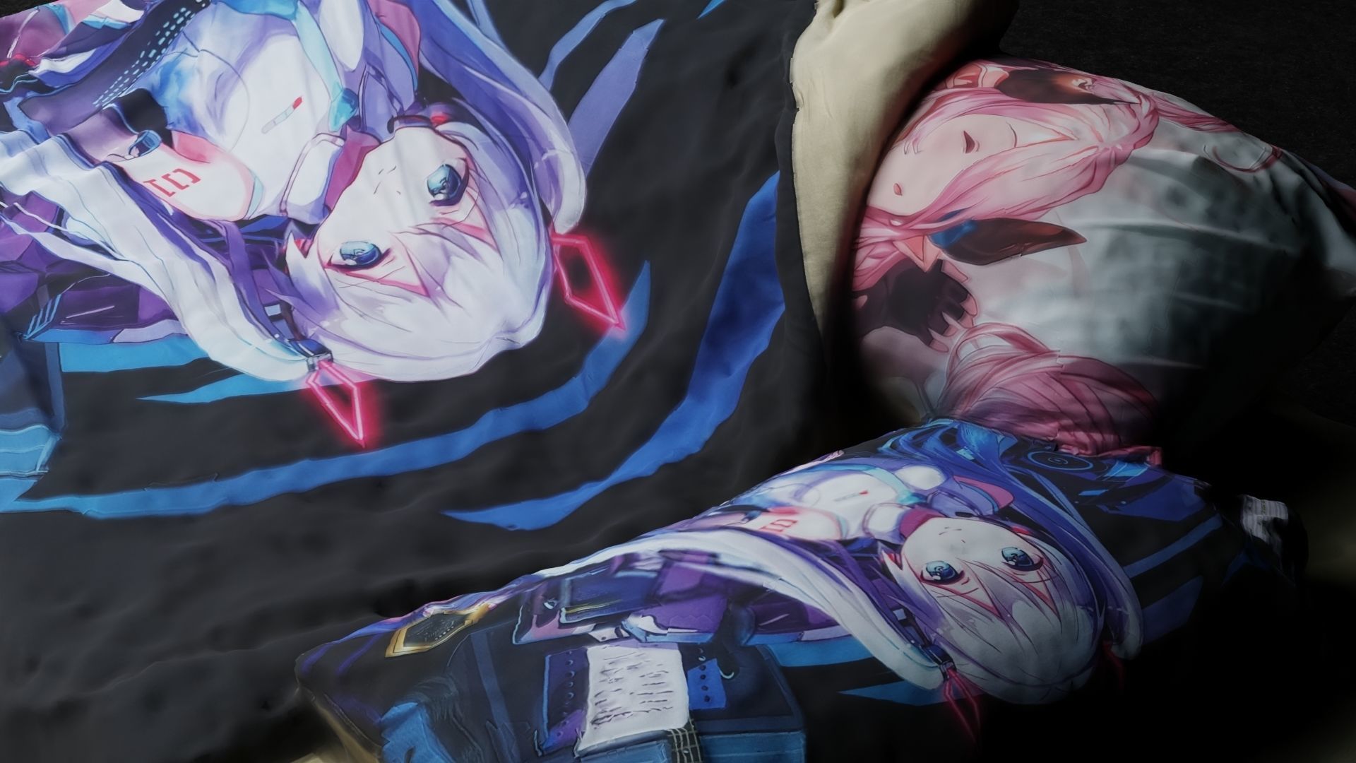 Anime Bed 3D model_7