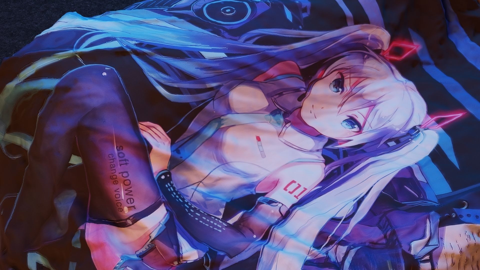 Anime Bed 3D model_11