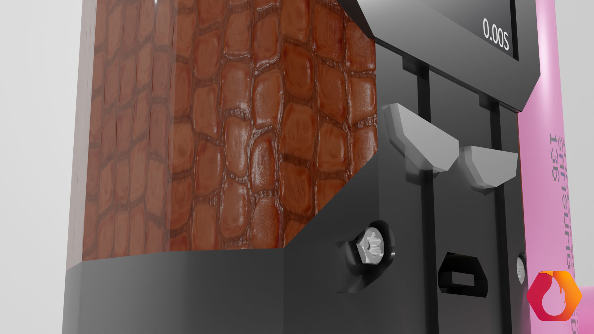 Vape Smoant Cylon Box Mod and Drip Type  3D model_6