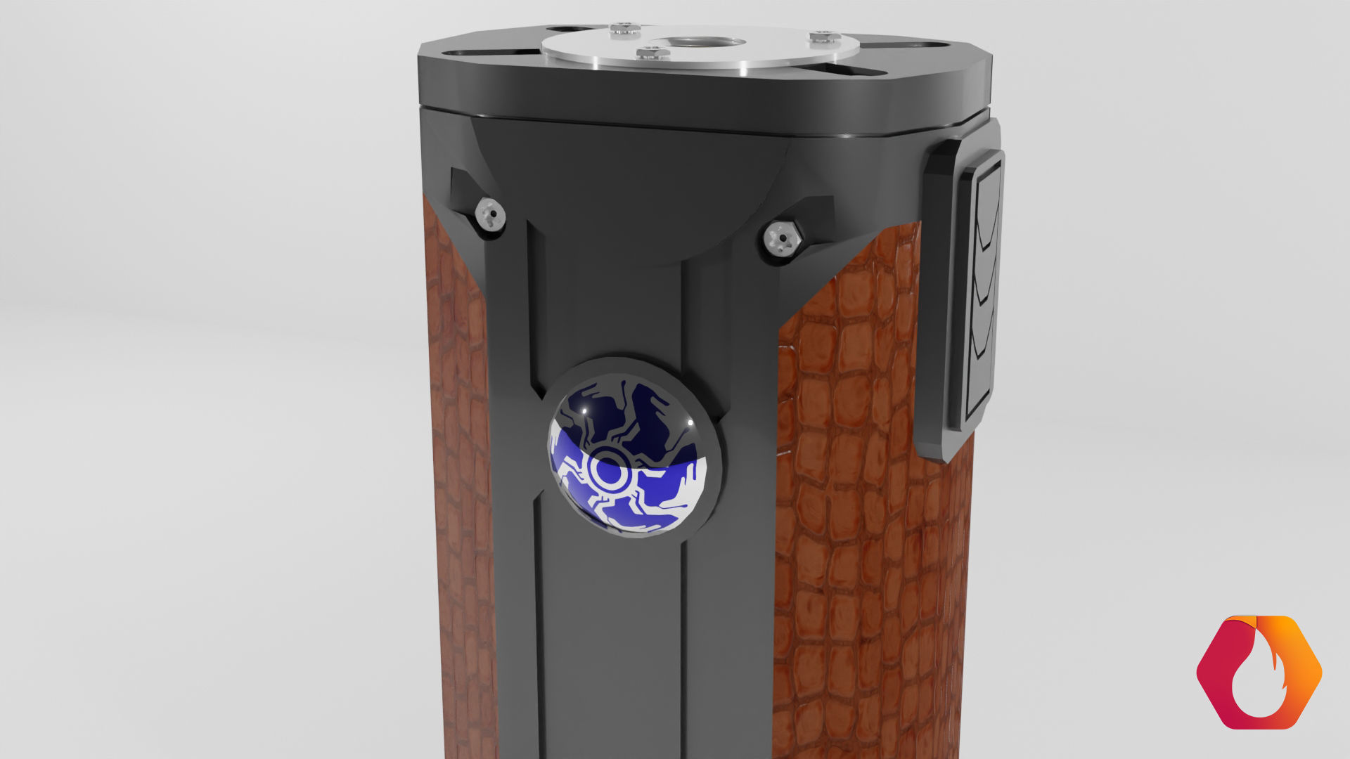 Vape Smoant Cylon Box Mod and Drip Type  3D model_1