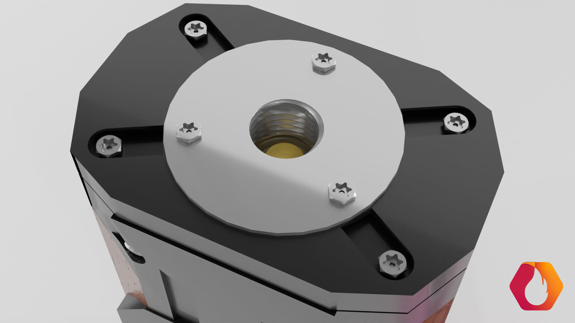 Vape Smoant Cylon Box Mod and Drip Type  3D model_2