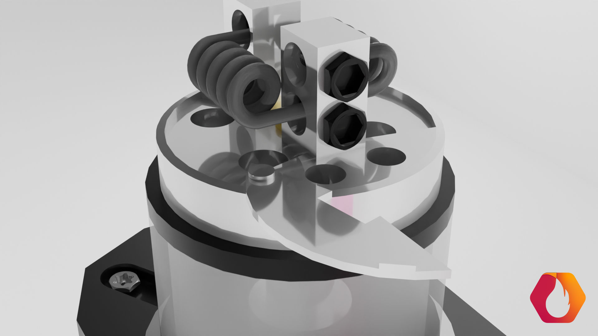 Vape Smoant Cylon Box Mod and Drip Type  3D model_4