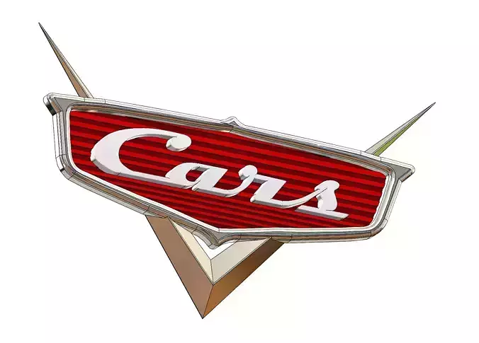 Disney Pixar Cars Logo  3D print model