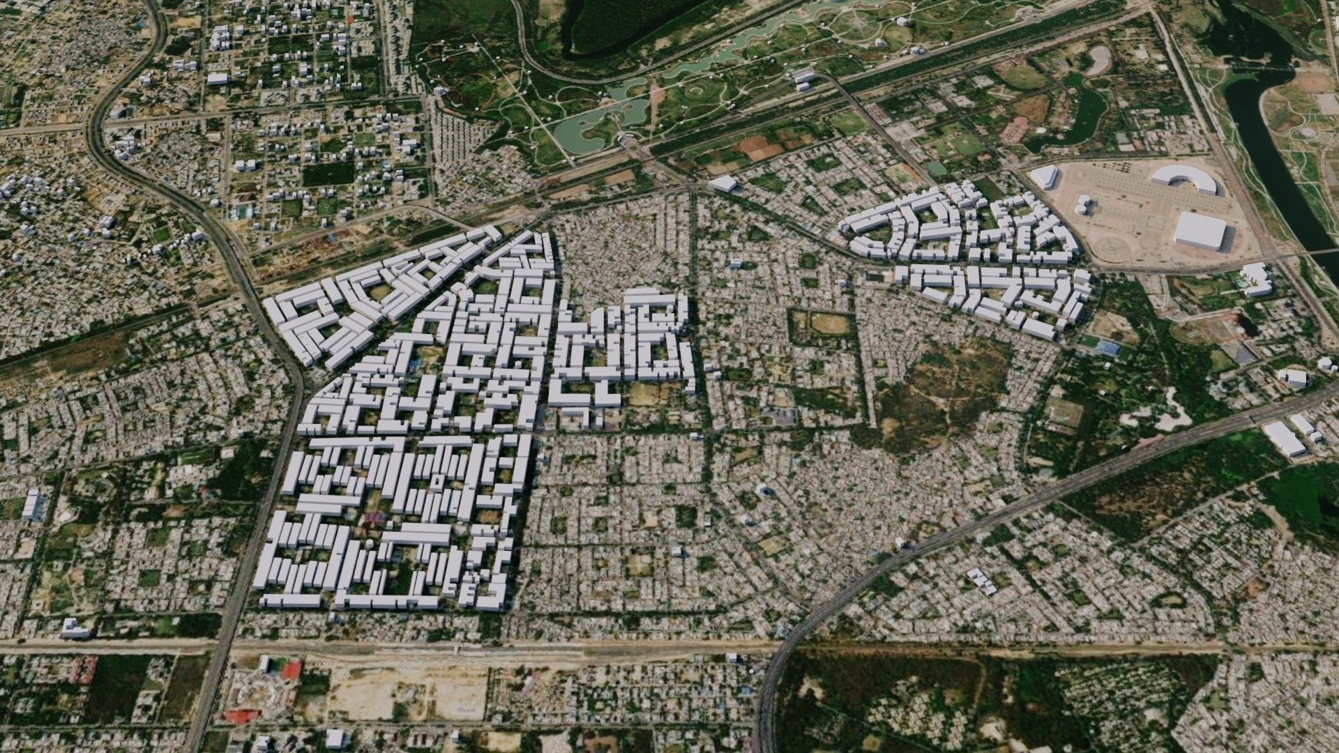 Lucknow - India 3D model_1