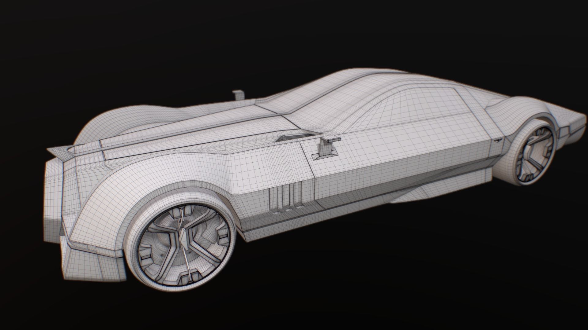 CYBERPUNK 2077 luxury exotic vehicles 3D Model Collection_27