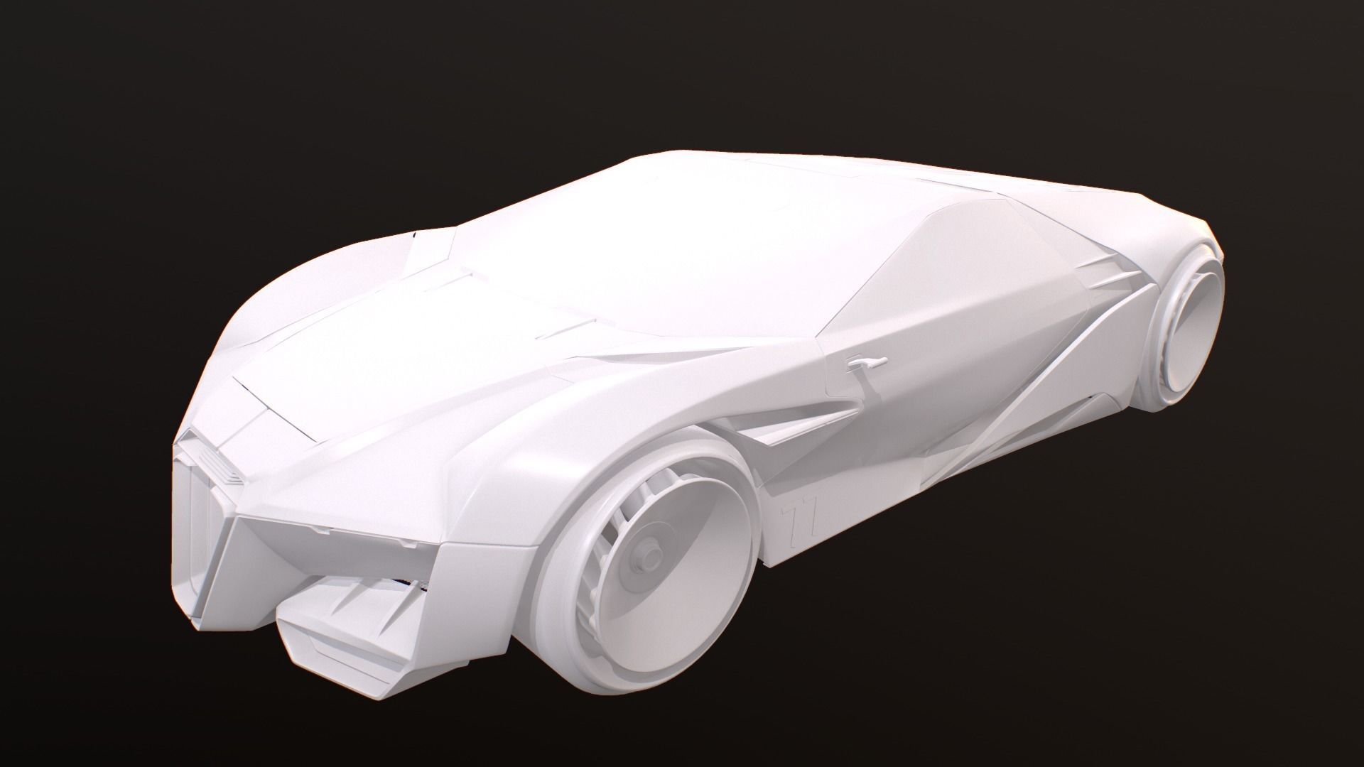 CYBERPUNK 2077 luxury exotic vehicles 3D Model Collection_36