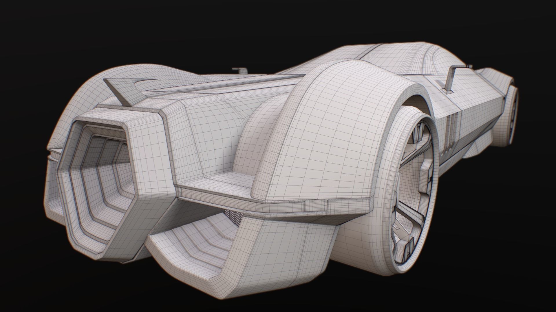 CYBERPUNK 2077 luxury exotic vehicles 3D Model Collection_28