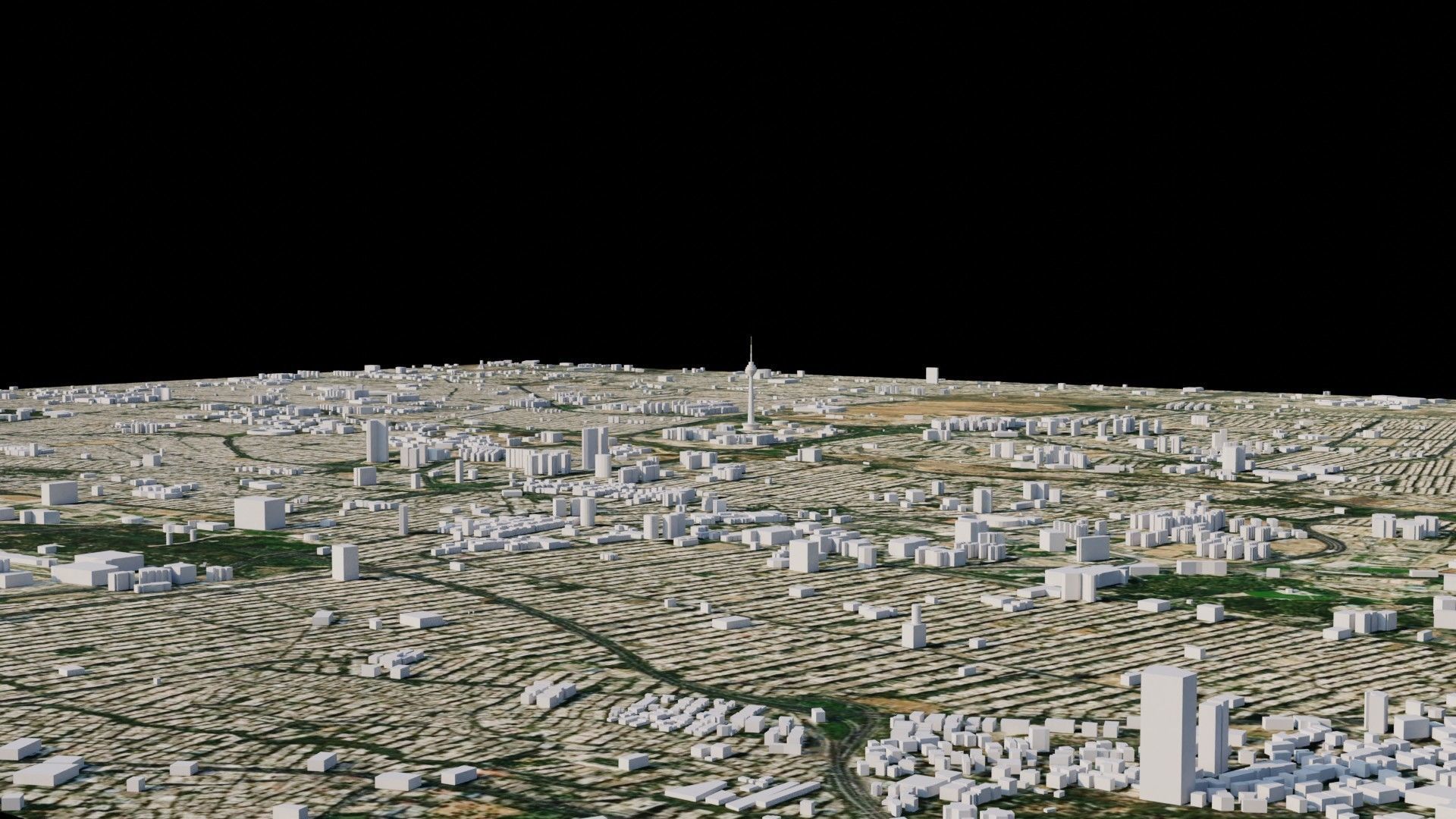 Tehran - Iran 3D model_1