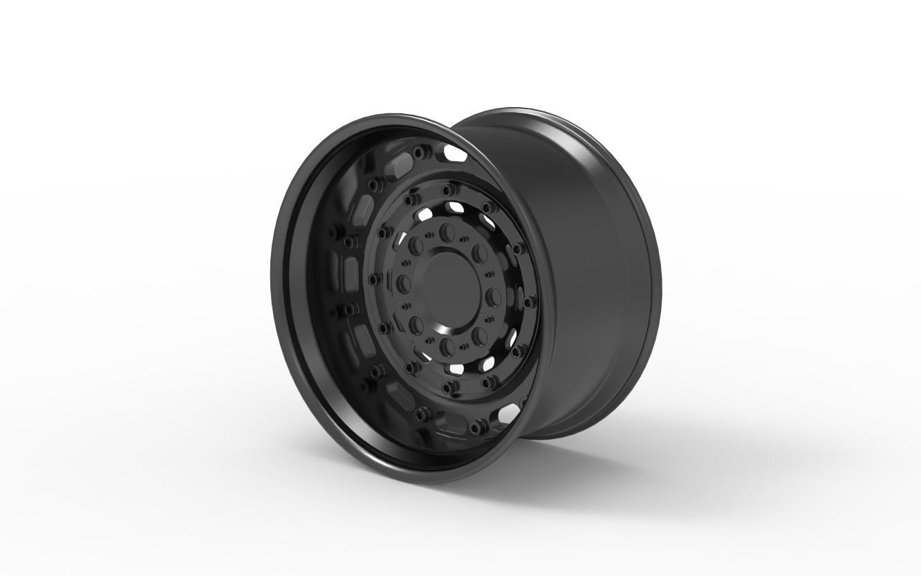 Black Rhino Arsenal Wheel  3D print model_5