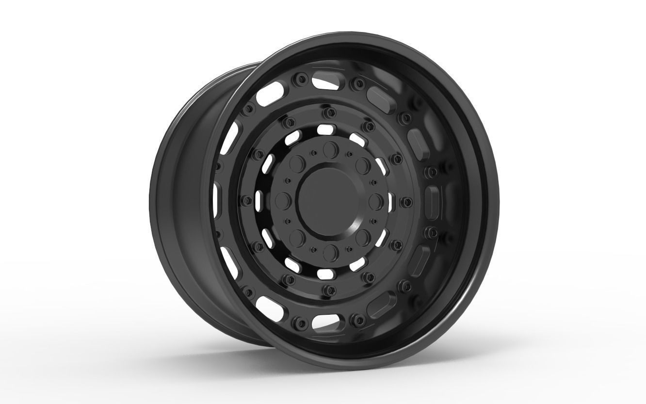 Black Rhino Arsenal Wheel  3D print model_3