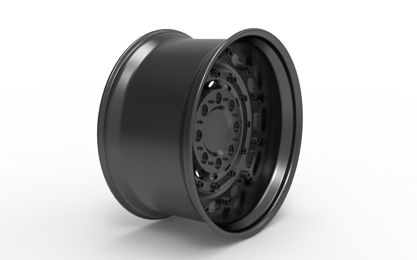 Black Rhino Arsenal Wheel  3D print model_4