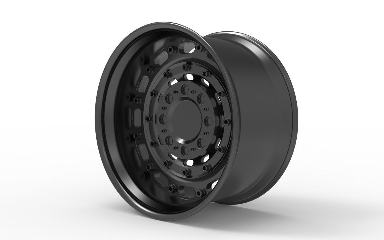 Black Rhino Arsenal Wheel  3D print model_2