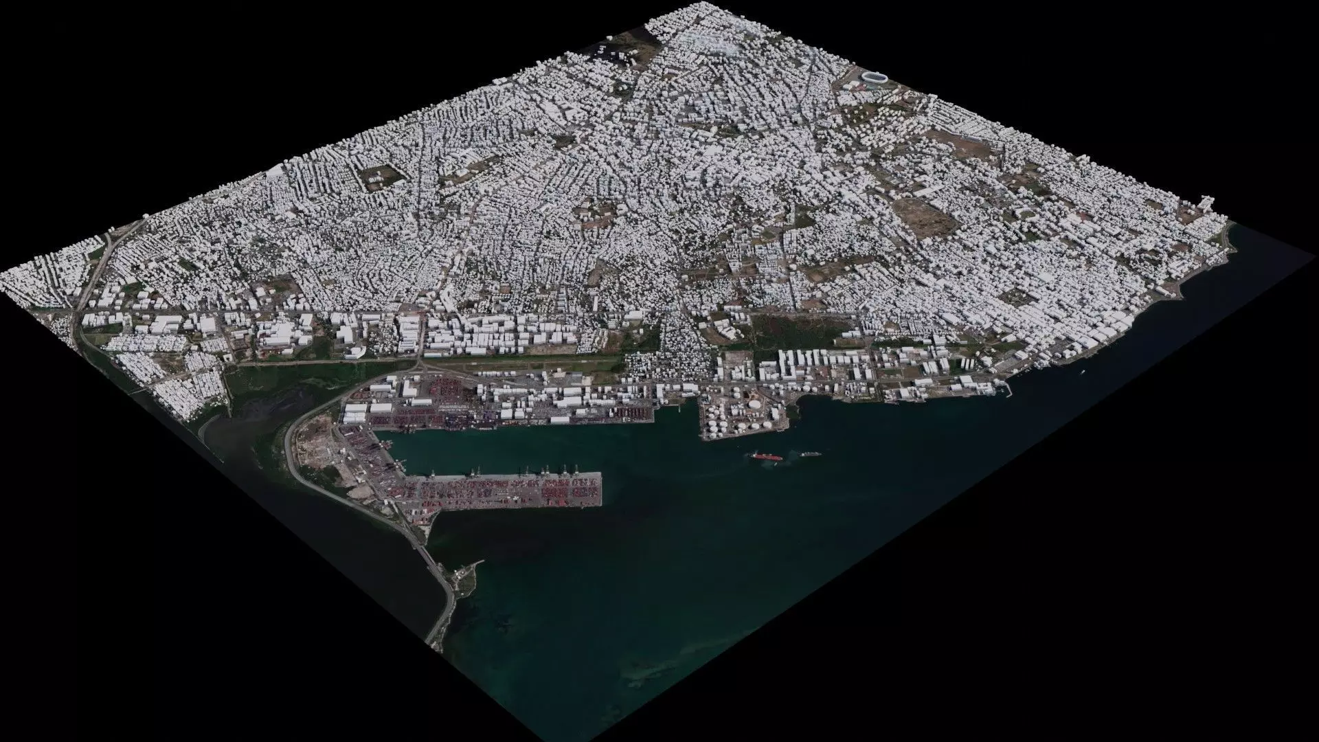 Kingston - Jamaica 3D model_0