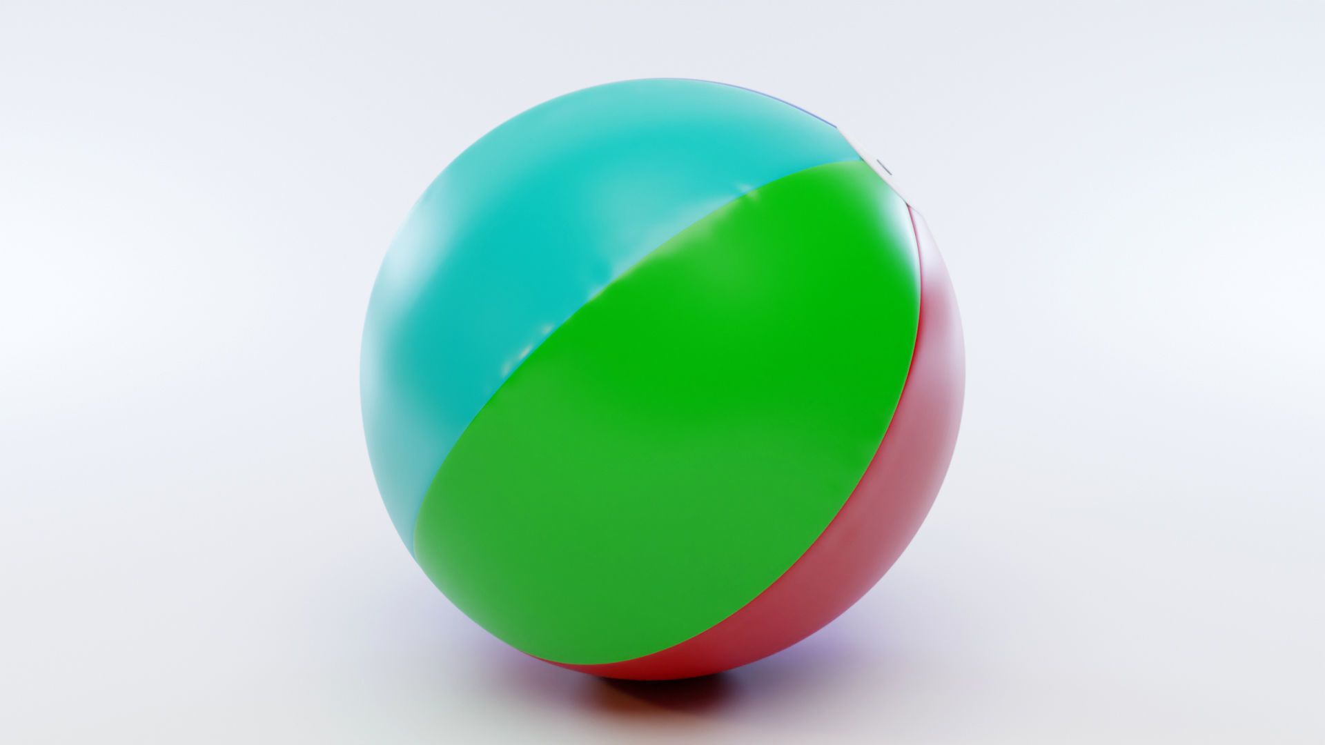 Beach Ball 3D model_4