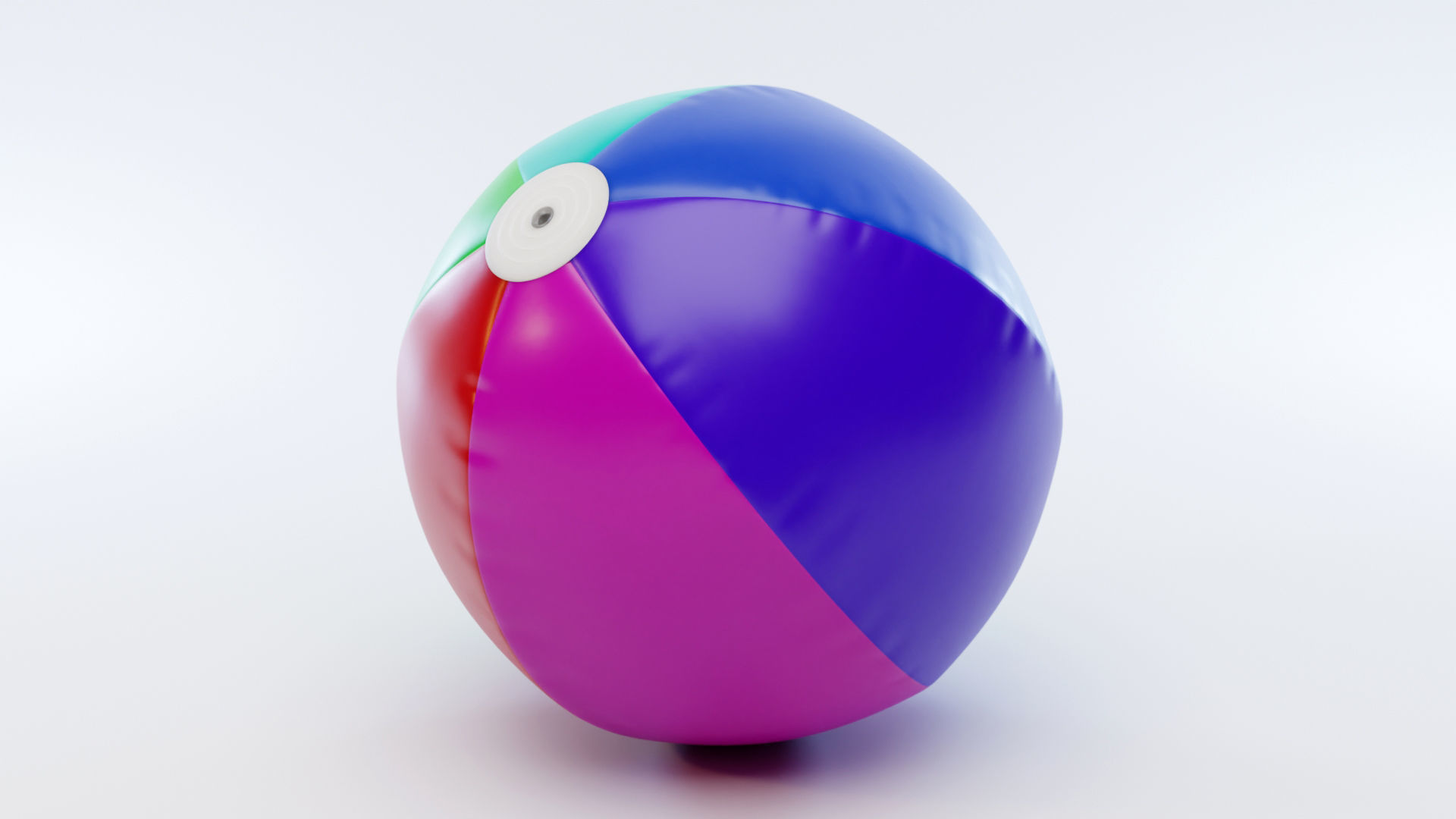 Beach Ball 3D model_1