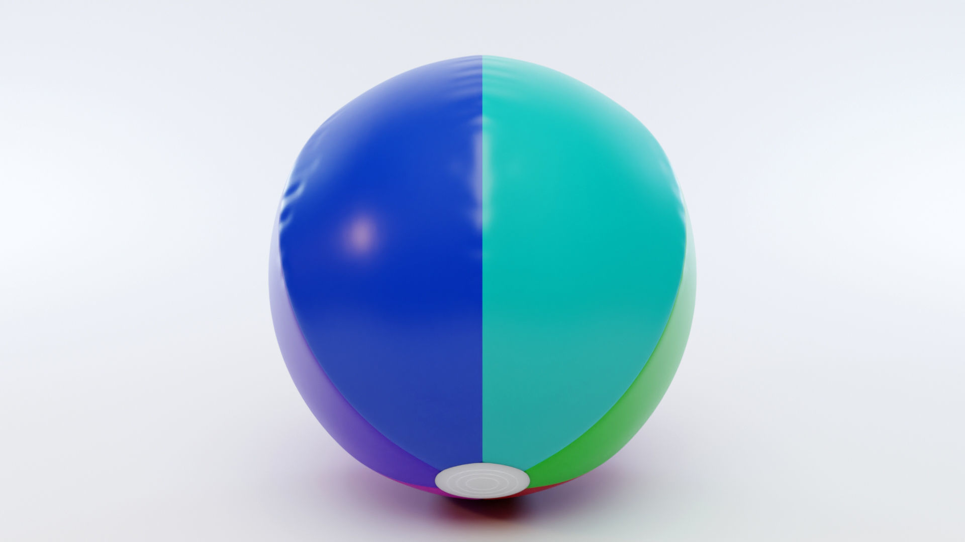 Beach Ball 3D model_6