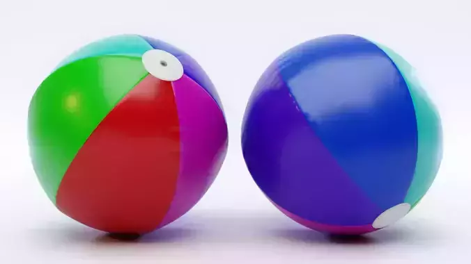 Beach Ball 3D model