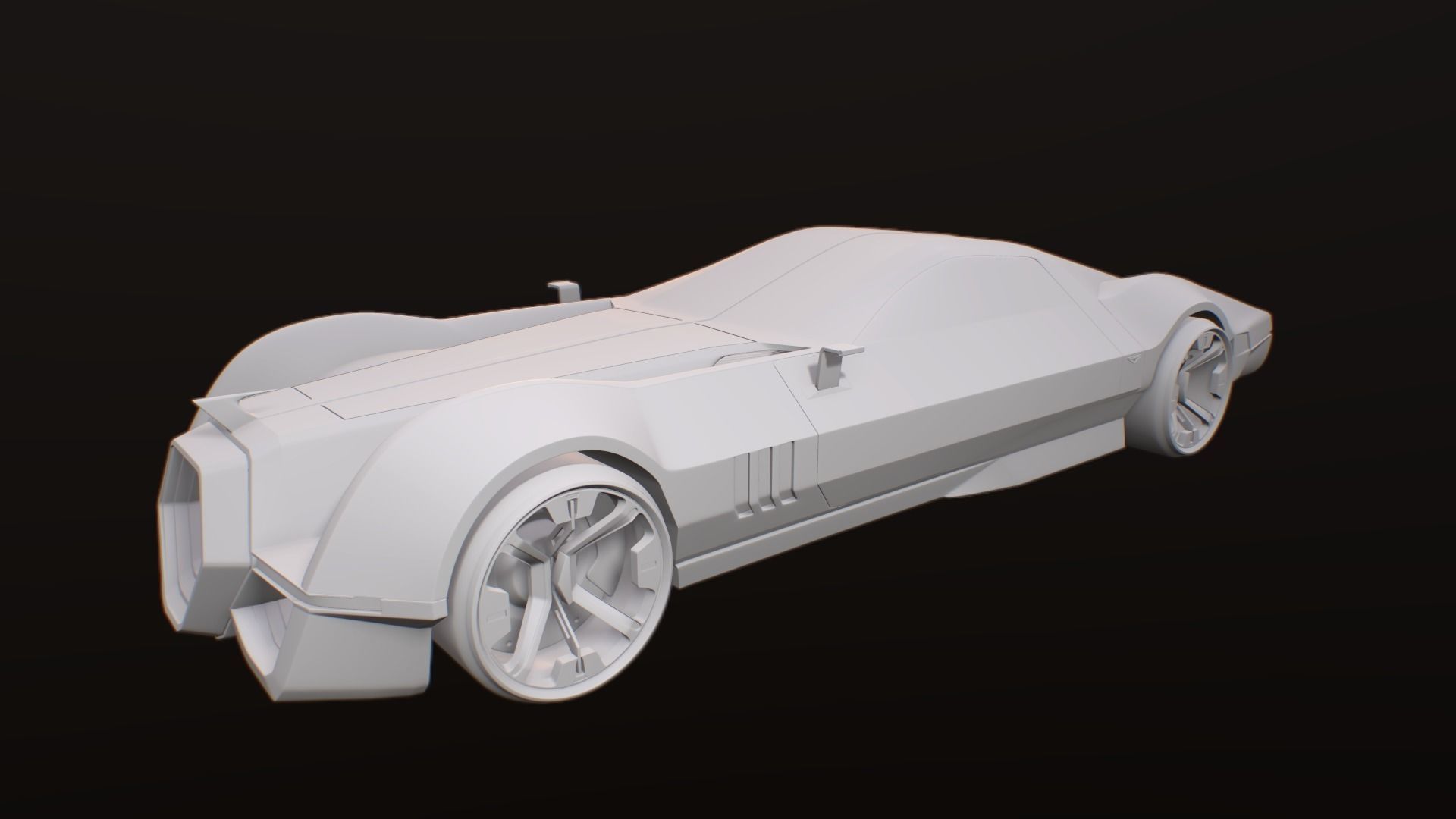 CYBERPUNK2077 LUXURY RAYFIELD HYPERCARS 3D Model Collection_8