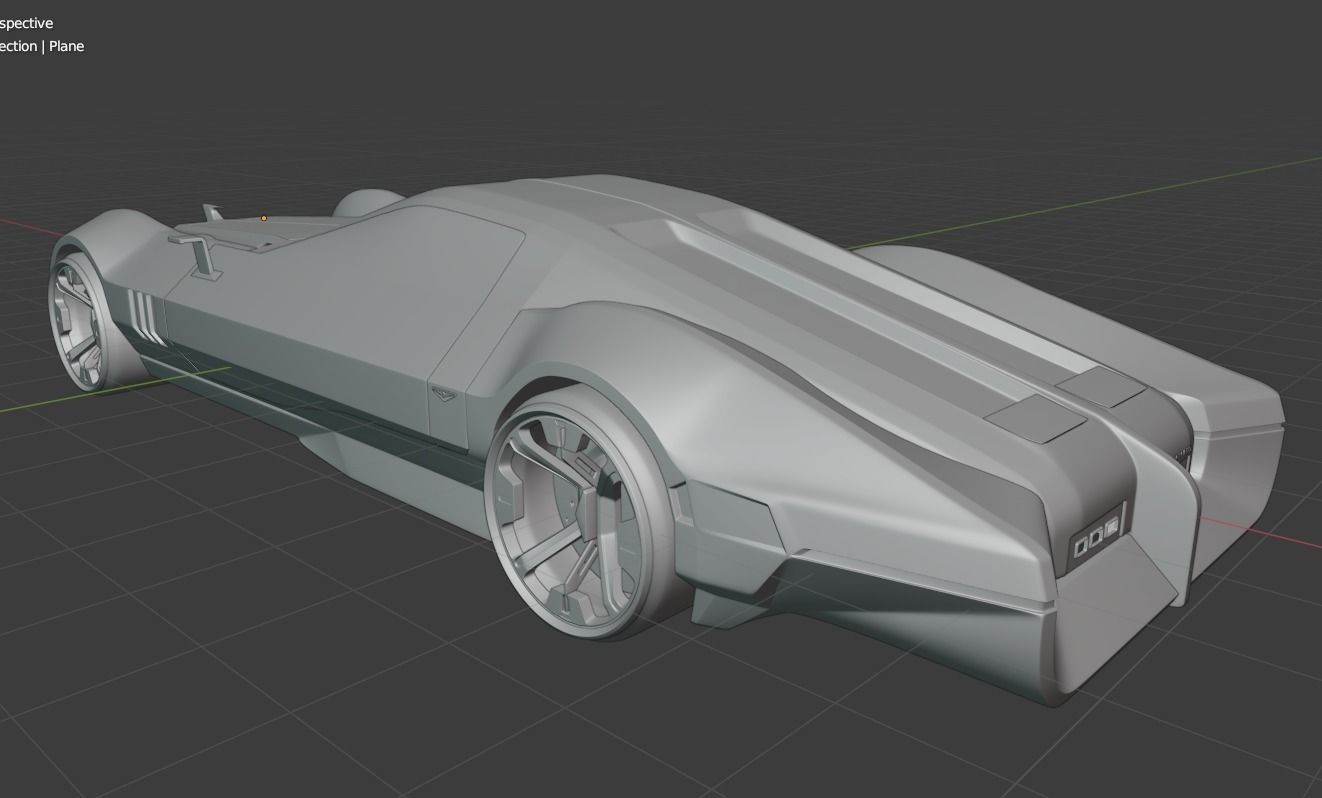 CYBERPUNK2077 LUXURY RAYFIELD HYPERCARS 3D Model Collection_23