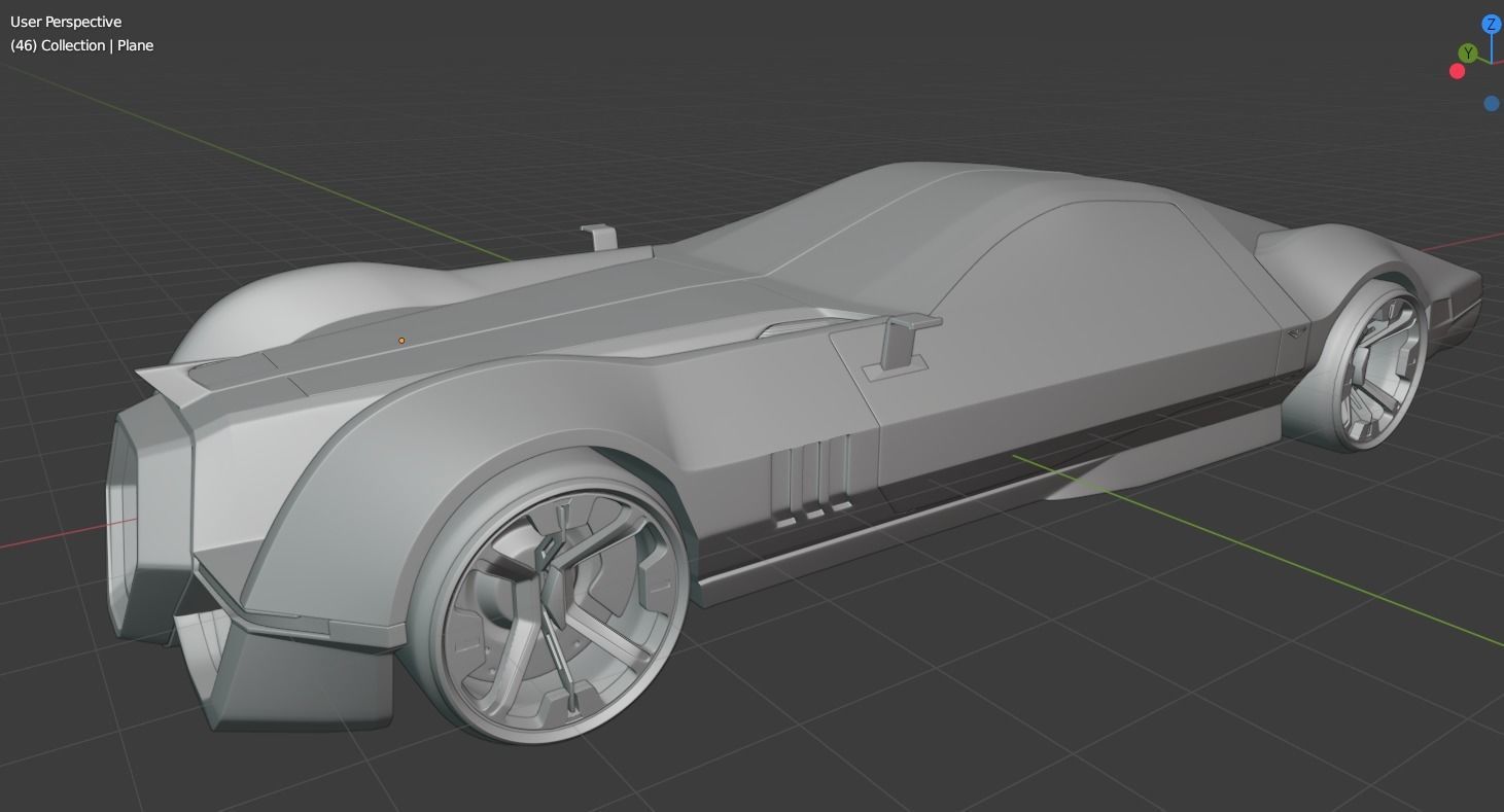 CYBERPUNK2077 LUXURY RAYFIELD HYPERCARS 3D Model Collection_22