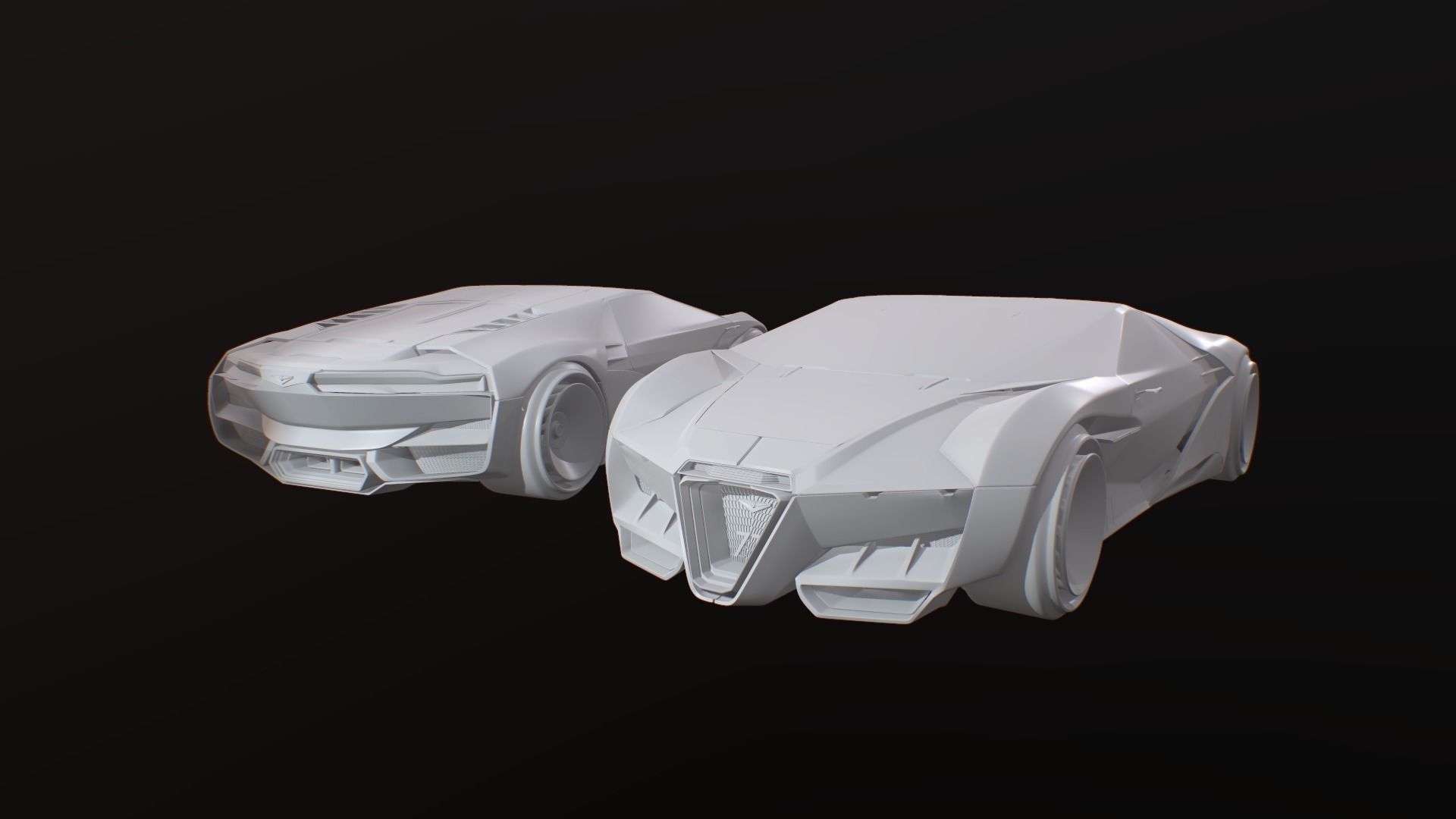 CYBERPUNK2077 LUXURY RAYFIELD HYPERCARS 3D Model Collection_24