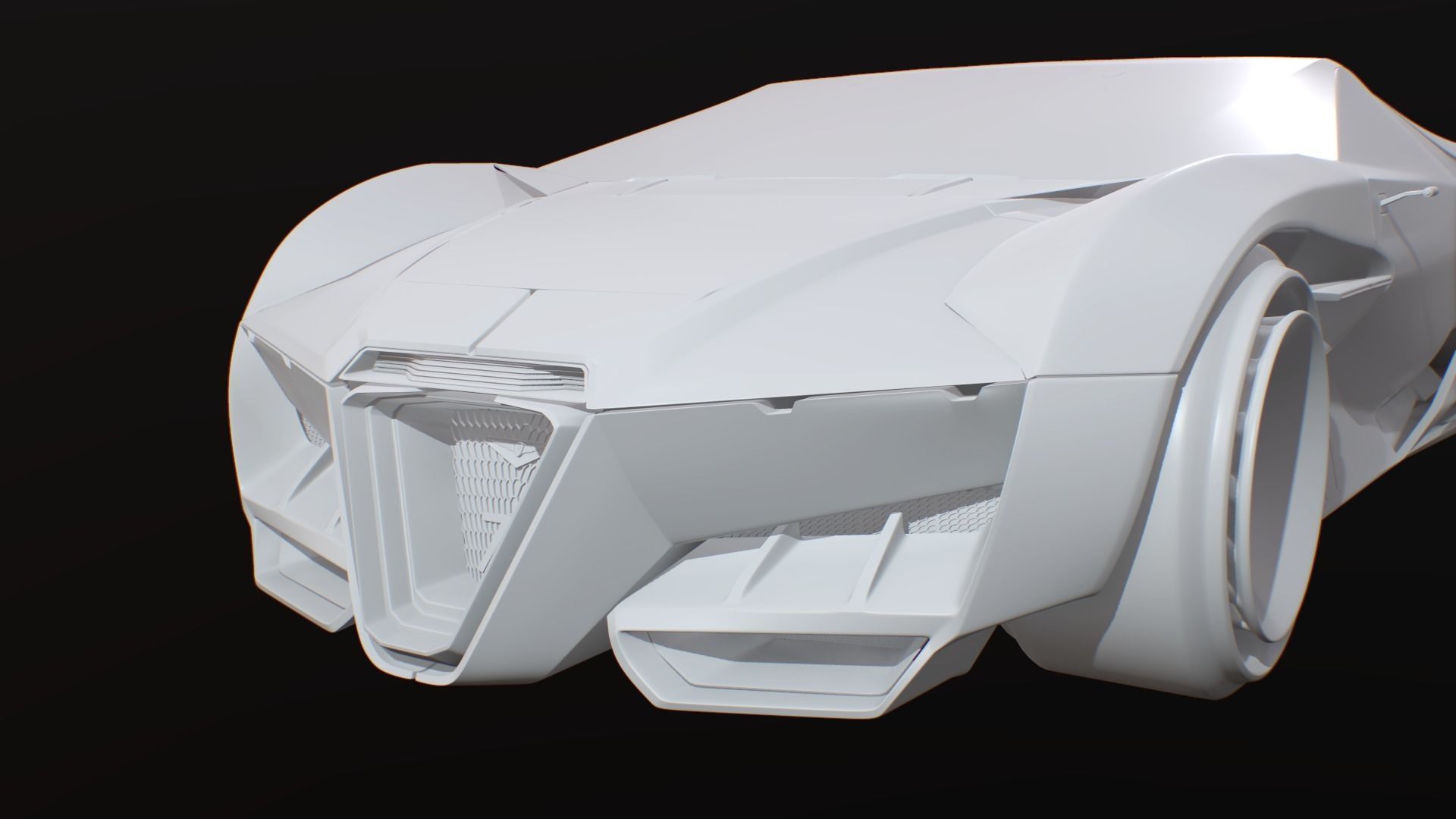 CYBERPUNK2077 LUXURY RAYFIELD HYPERCARS 3D Model Collection_26