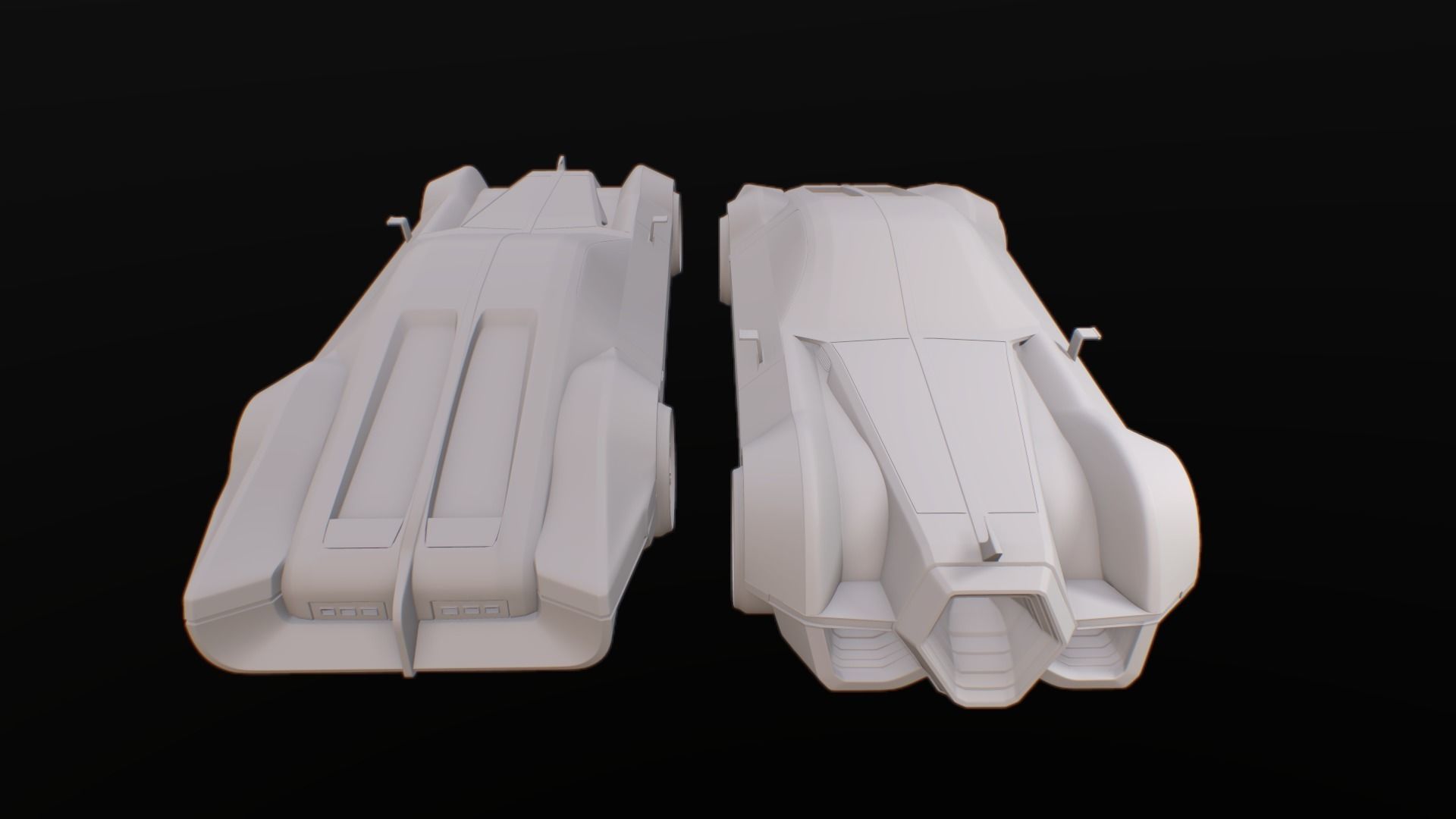 CYBERPUNK2077 LUXURY RAYFIELD HYPERCARS 3D Model Collection_12