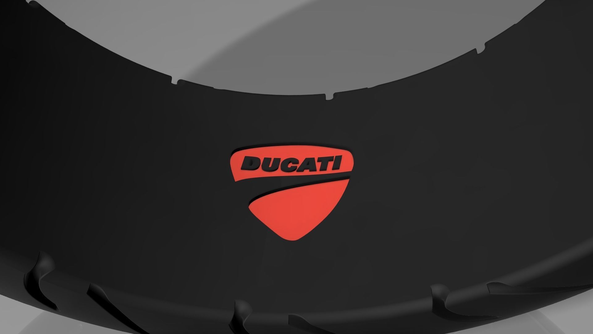 Ducati  Pendant And Ring Tire  STL OBJ FBX Files  3D print model_10