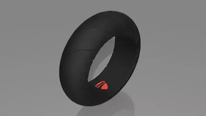 Ducati  Pendant And Ring Tire  STL OBJ FBX Files  3D print model