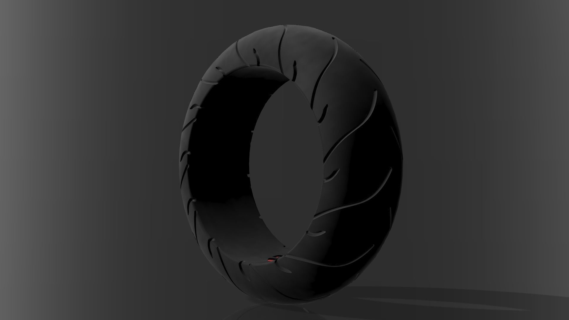 Ducati  Pendant And Ring Tire  STL OBJ FBX Files  3D print model_6