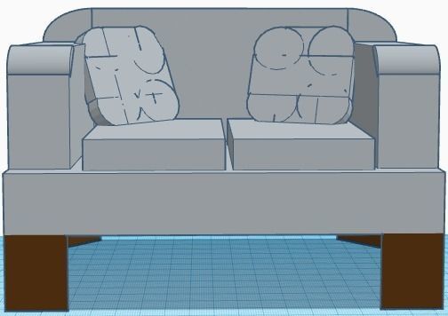 Tables chair sofa 3D models 3D print model_7