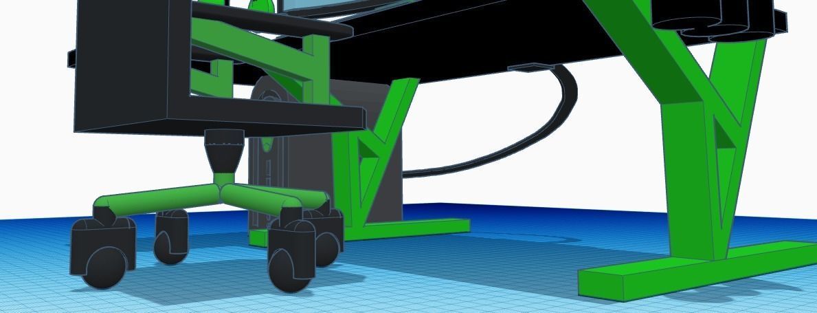 Gaming Setup  3D print model_3