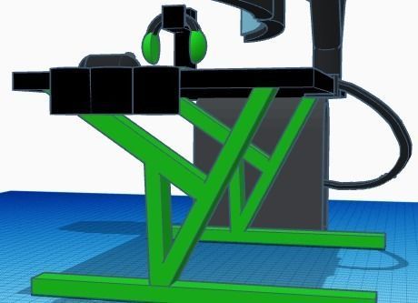 Gaming Setup  3D print model_4